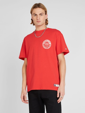 Tommy Jeans Shirt 'ARCHIVE GAMES' in Red: front