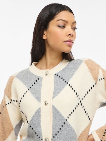 Cardigan 'VICheck' VILA en beige