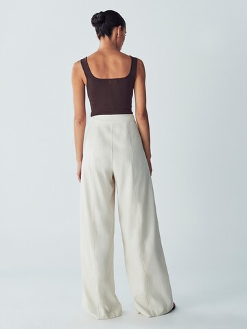 Wide leg Pantaloni 'Dayton' di Willa in beige: dietro