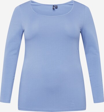 Vero Moda Curve Shirt 'Paxi' in Blauw: voorkant