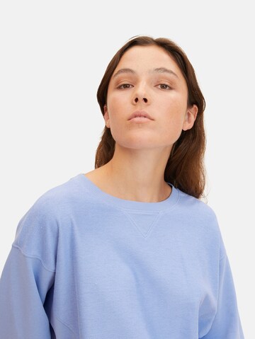 Sweat-shirt TOM TAILOR DENIM en bleu