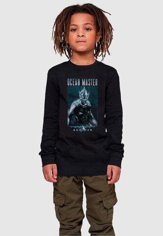 ABSOLUTE CULT Shirt 'Aquaman - Ocean Master 2' in Zwart: voorkant