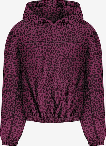 Veste de survêtement Smilodox en violet : devant
