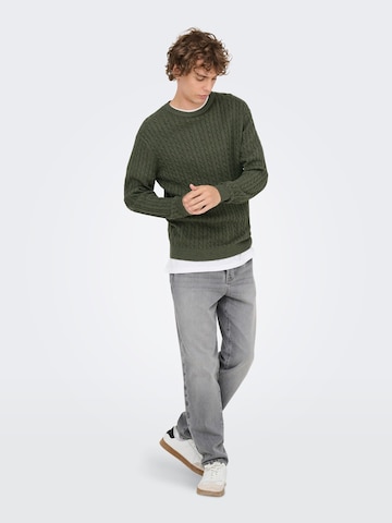 Only & Sons Pullover 'LOUI' i grå