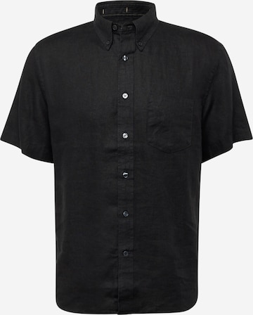 Banana Republic Regular fit Button Up Shirt in Black: front