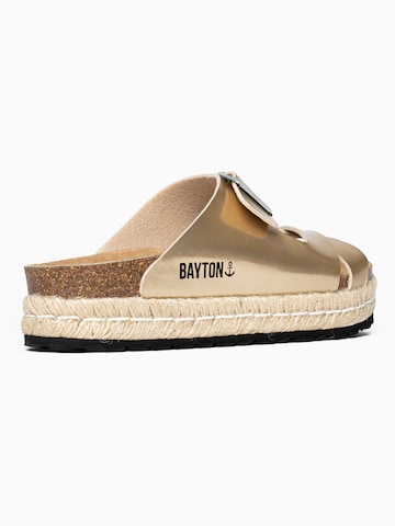 Bayton - Zapatos abiertos 'Tenerife' en oro