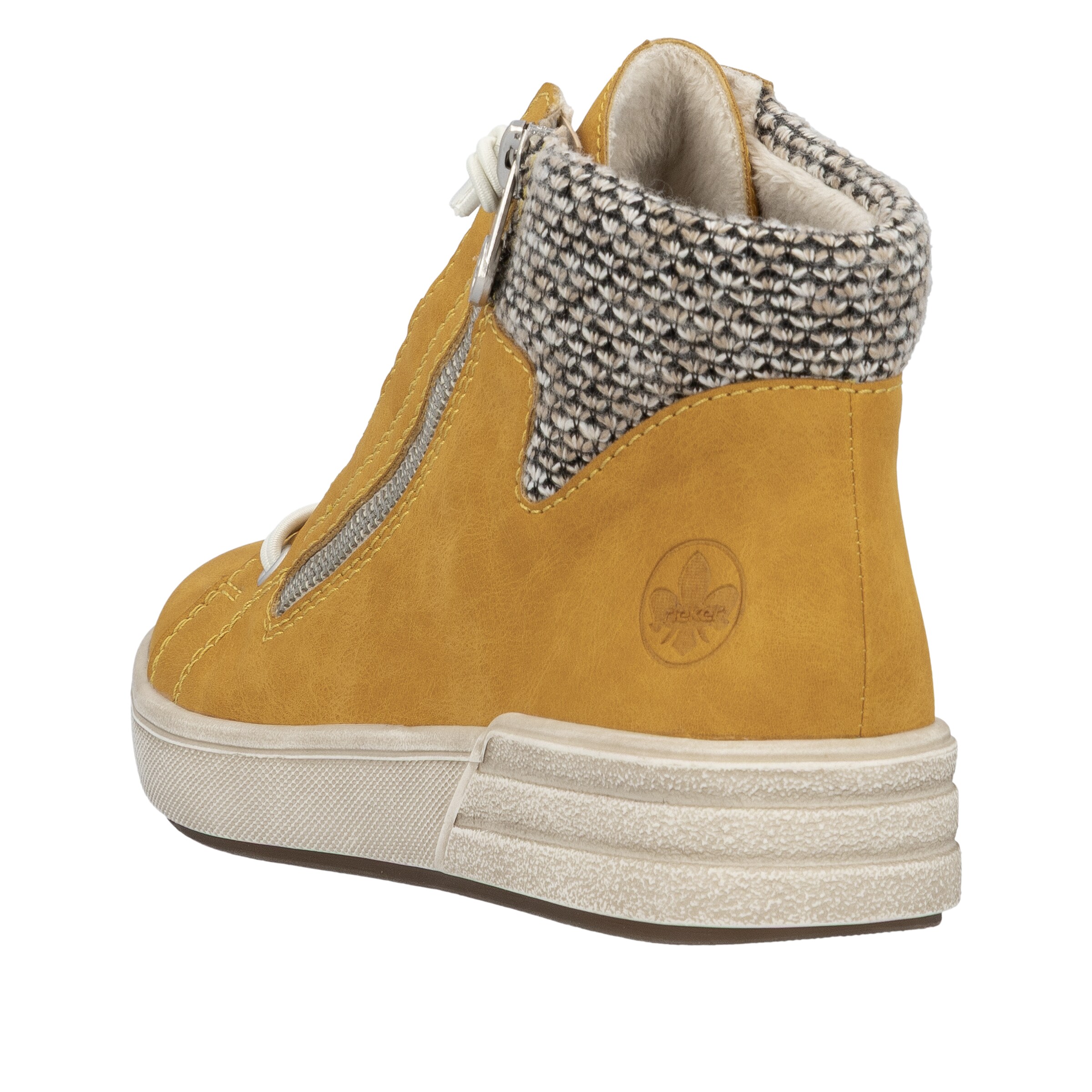 Bottines à lacets Rieker en jaune