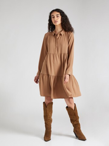 JDY Skjortklänning 'Piper' i brun: framsida
