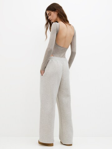 Body a maglietta di Pull&Bear in grigio