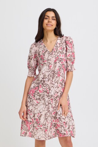 Fransa Jurk 'Frariana Dr 18' in Roze: voorkant