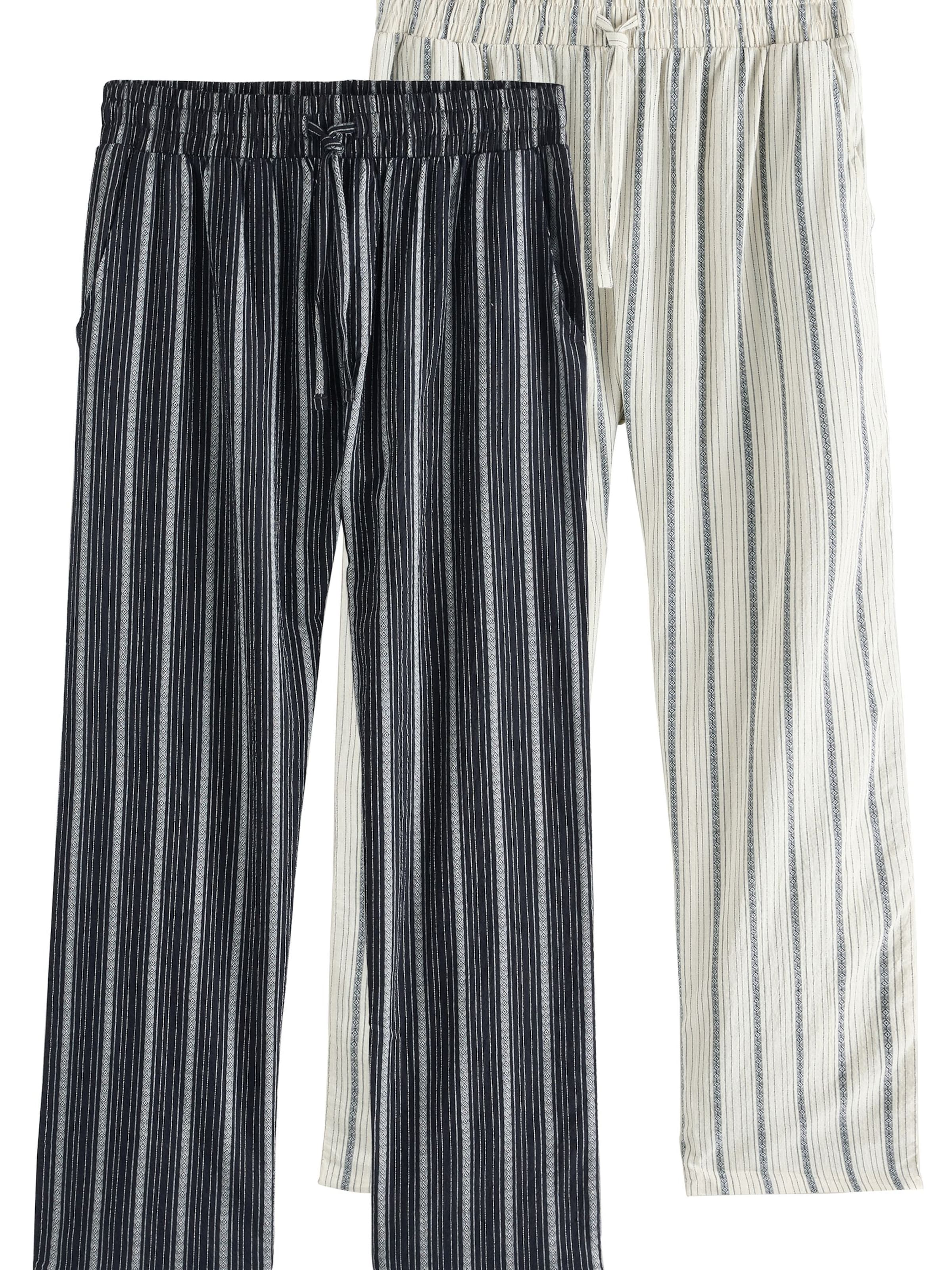 Pantaloncini da pigiama 'Woven' di Next in nero: frontale