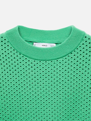 MANGO Пуловер 'PAOLA' в зелено