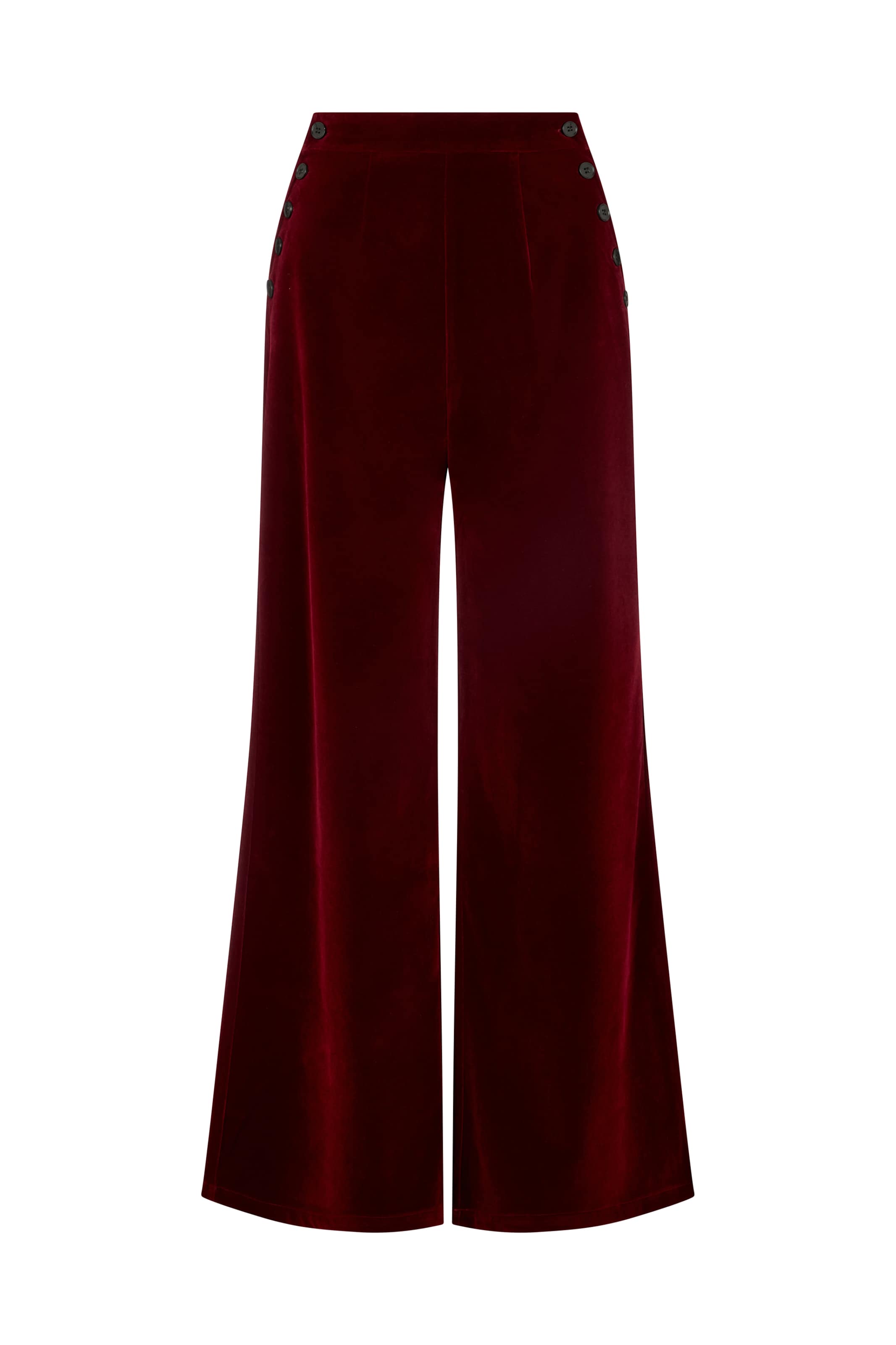 lily and lionel Wide Leg Hose in Rot: Vorderseite