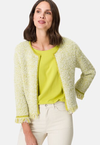 zero Knit Cardigan in Green: front