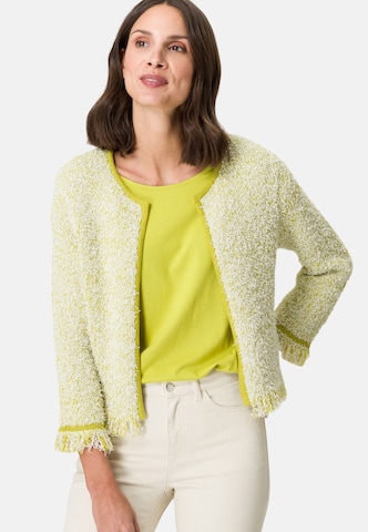 zero Knit Cardigan in Green: front
