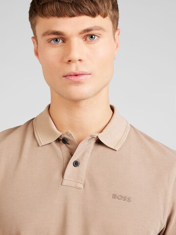 BOSS Poloshirt 'Prime' in Braun