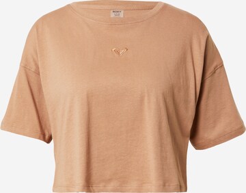 T-shirt fonctionnel ROXY en marron : devant