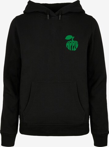 Merchcode Sweatshirt 'Beatles -  Apple Words' in Black: front