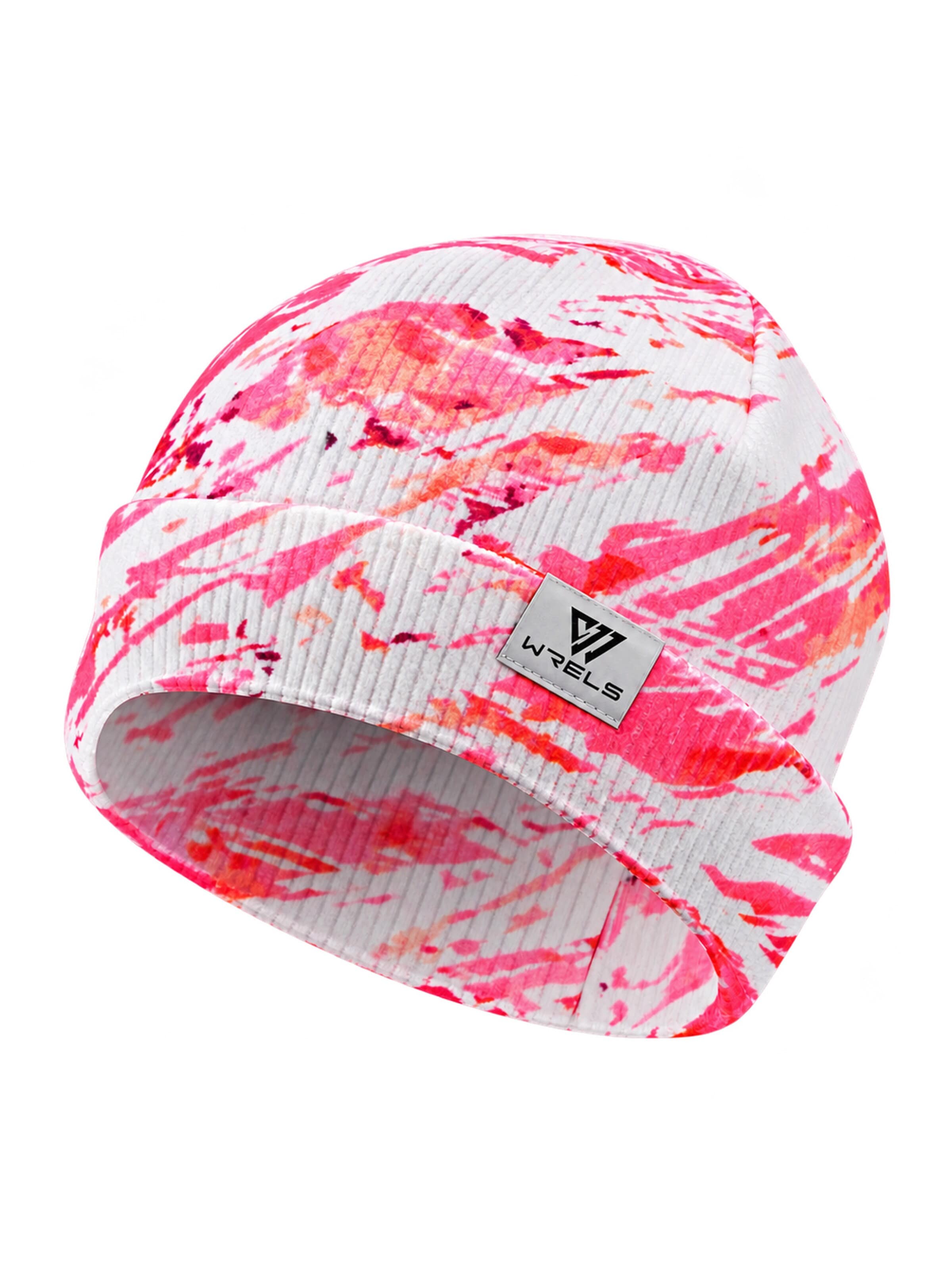 Rune Beanie in Pink: front