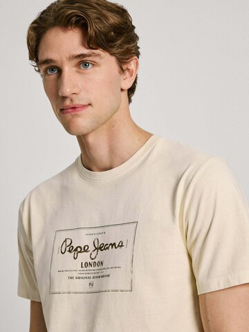 T-Shirt 'SIMON' Pepe Jeans en blanc