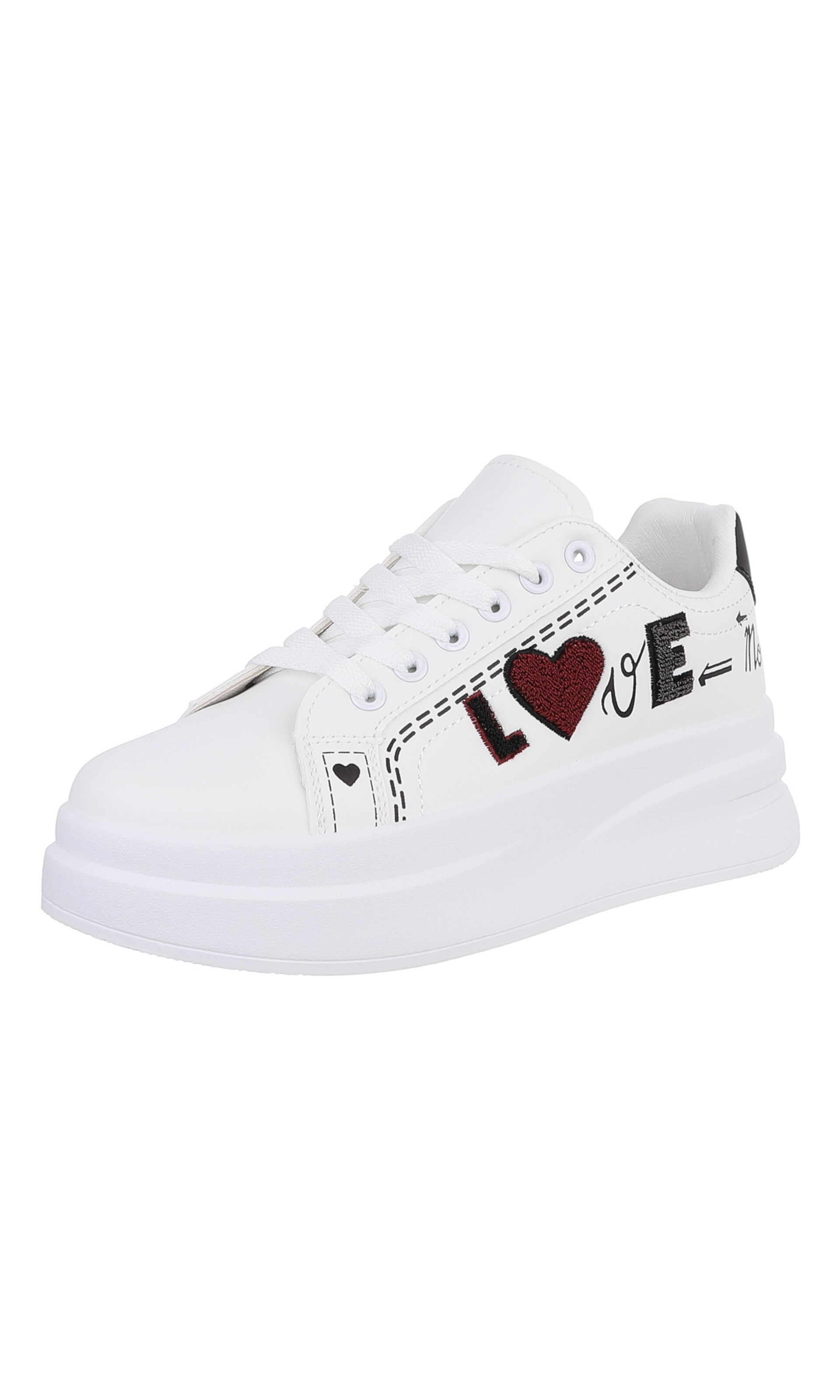 Ital-Design Sneaker in Weiß: Vorderseite