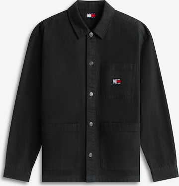 juoda Tommy Jeans Demisezoninė striukė 'ESSENTIAL': priekis
