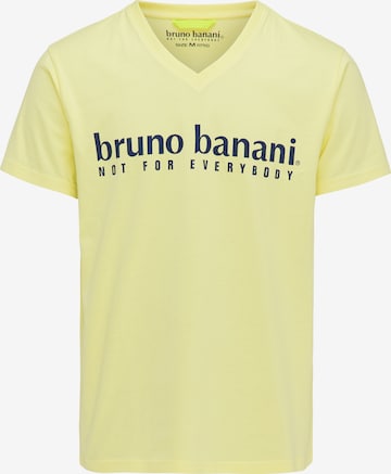 BRUNO BANANI T-Shirt 'Taylor' in Gelb: predná strana