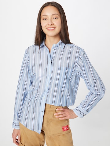 TOMMY HILFIGER Bluse in Blau: predná strana