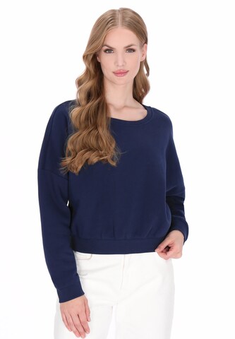 Sweat-shirt DreiMaster Vintage en bleu : devant