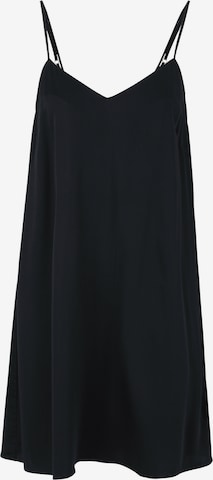 Les Lunes Negligee 'BLOOM Sleep Dress shiny' in Black: front