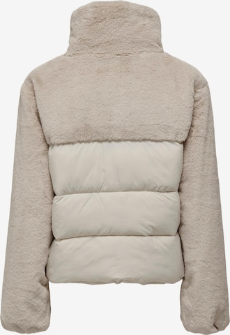 ONLY Winter Jacket 'WANJA' in Beige