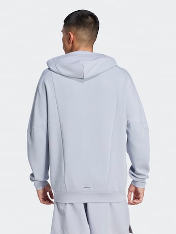ADIDAS PERFORMANCE Αθλητική μπλούζα φούτερ 'Designed For Training' σε γκρι