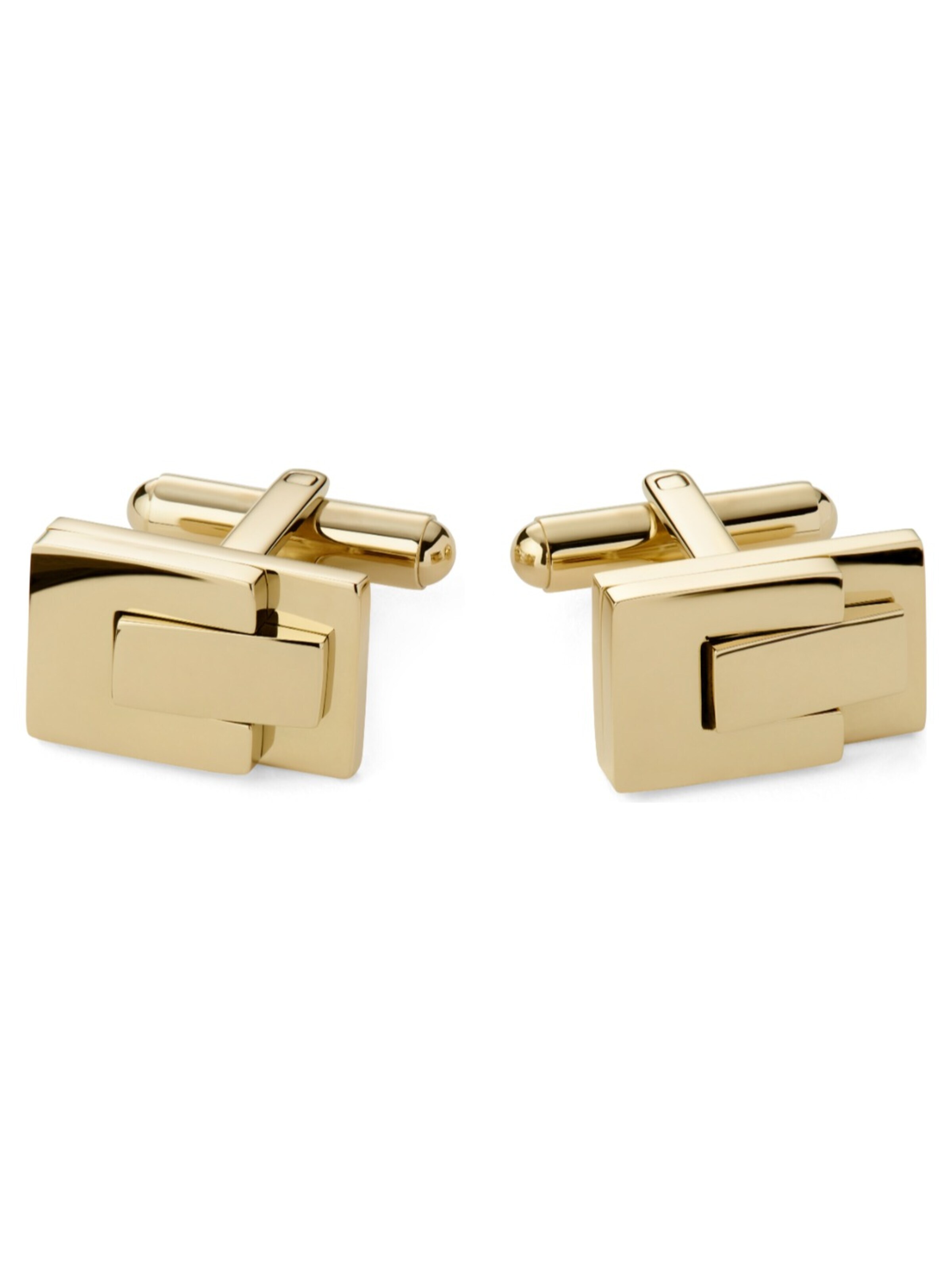 Lucleon Cufflinks 'Harry' in Gold: front