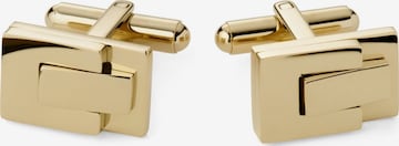 Lucleon Manschettenknöpfe 'Harry' in Gold: Vorderseite