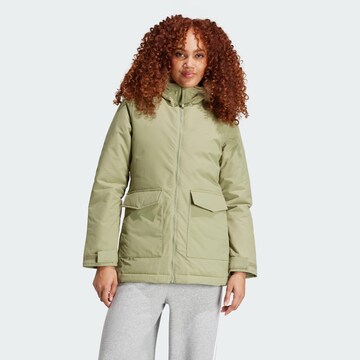 ADIDAS SPORTSWEAR Winter parka 'Paveric' in Green: front