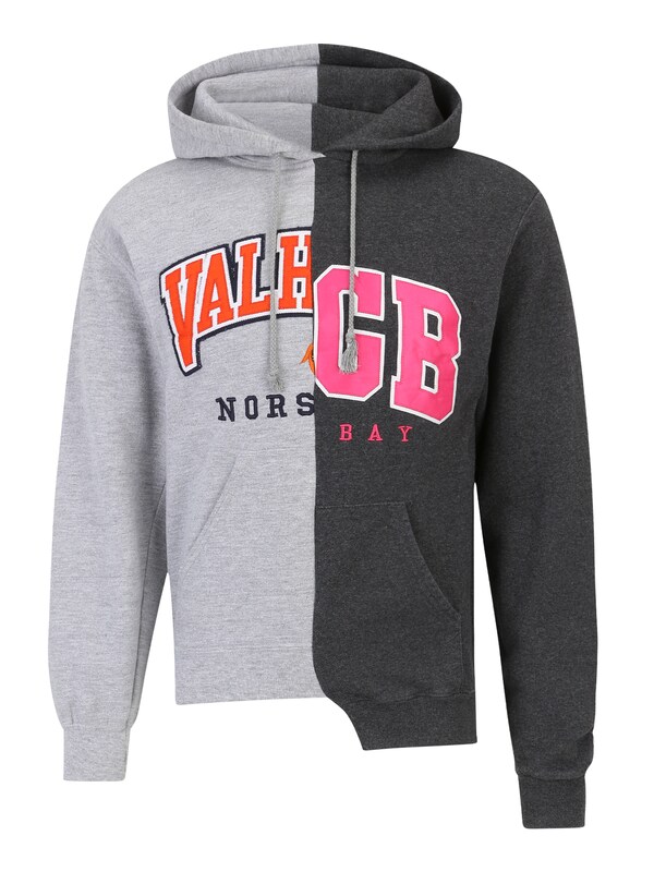 ABOUT YOU REBIRTH STUDIOS Sweatshirt 'BJOERN' in Mottled Grey, Mottled Black