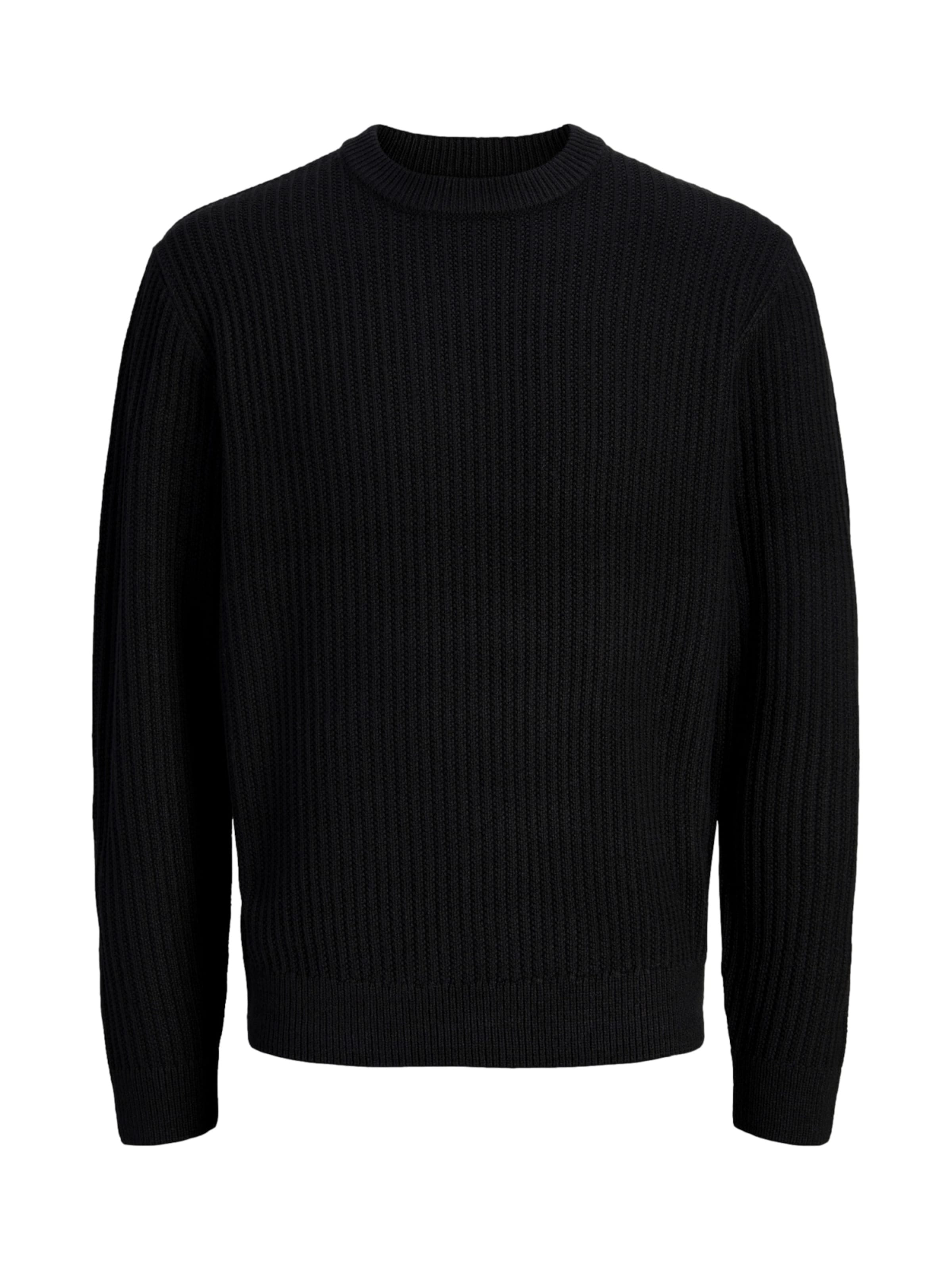 Jack & Jones Junior - Jersey 'JJSAGE' en negro: frente