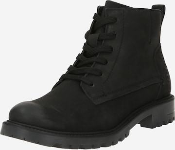 bugatti Lace-Up Ankle Boots 'Reena' in Black: front