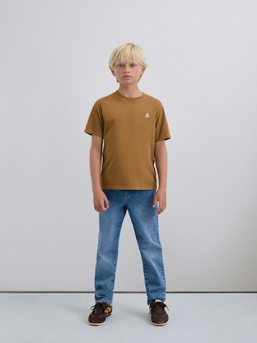 T-Shirt 'Pizza' Scalpers en marron