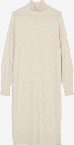 Marc O'Polo Knitted dress in Beige: front