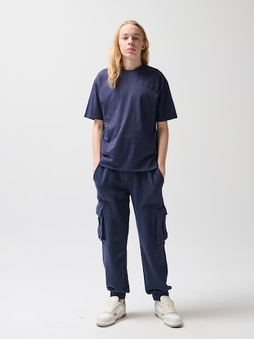 Effilé Pantalon NoWear en bleu : devant