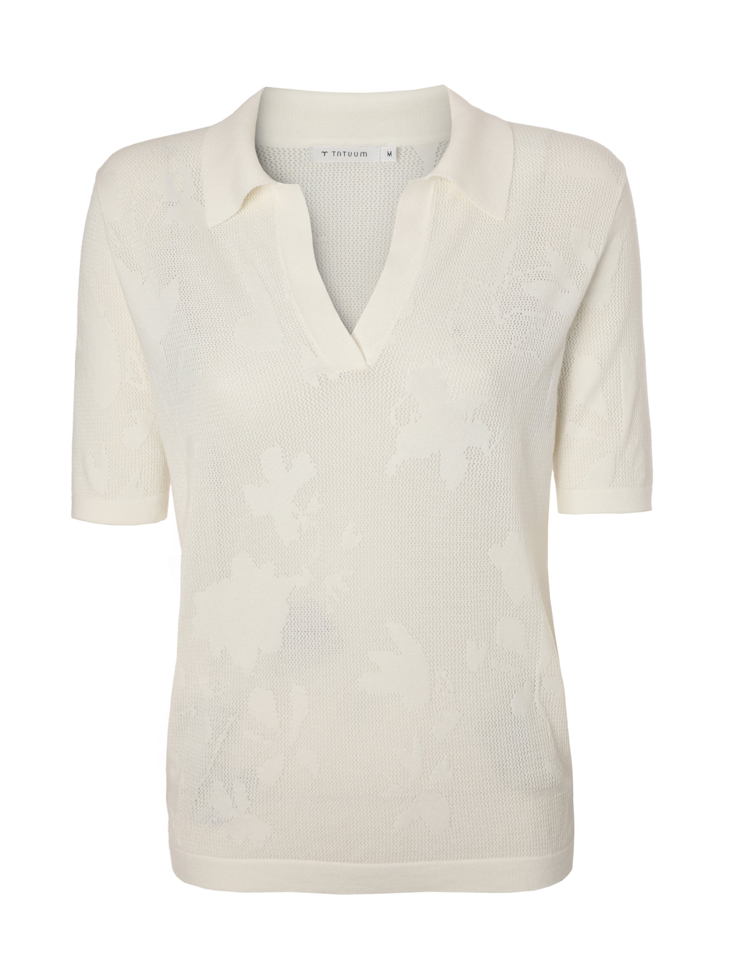 TATUUM Пуловер 'Zurra' в бяло: отпред