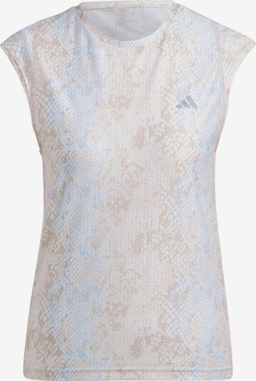 ADIDAS PERFORMANCE Funksjonsskjorte 'Fast Made With Parley Ocean Plastic' i lys beige / lyseblå / vinrød, Produktvisning
