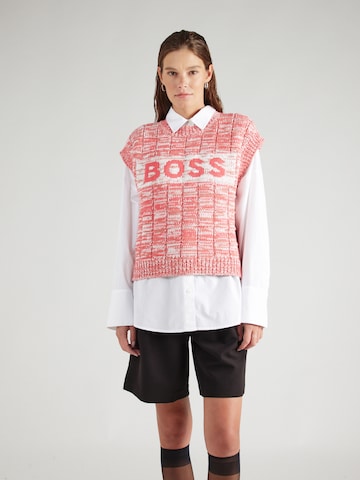 BOSS Orange Pullover 'C FANARO' i orange