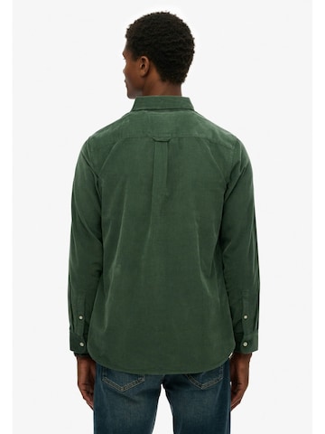 Superdry Comfort fit Overhemd in Groen