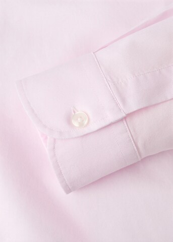 MANGO MAN Regular fit Button Up Shirt 'Oxli' in Pink