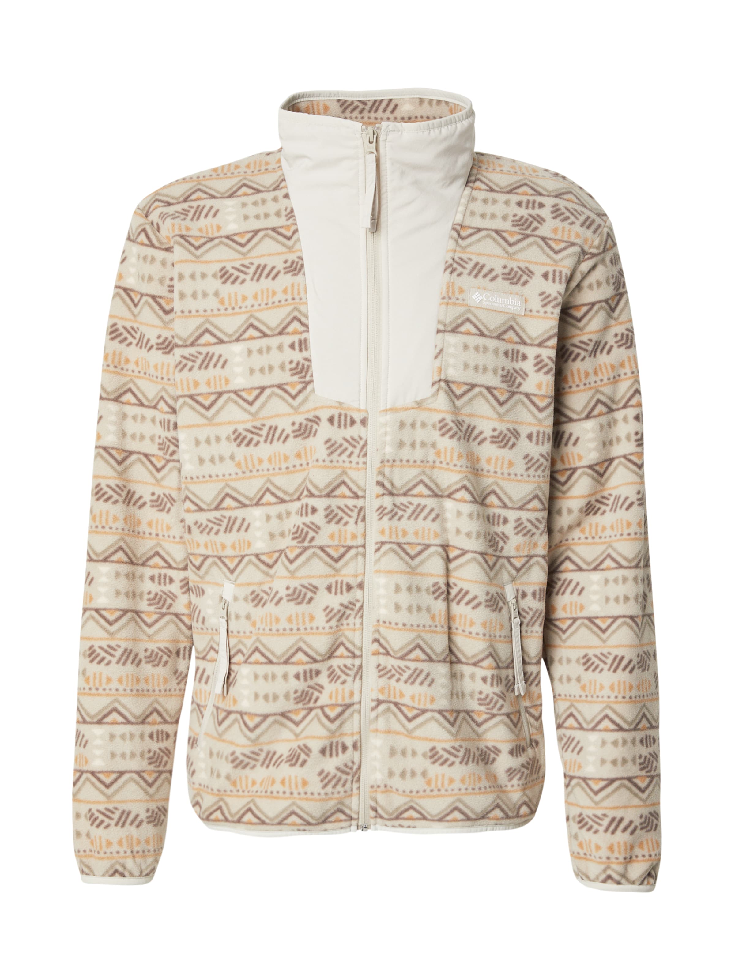 ruda COLUMBIA Funkcinis flisinis džemperis 'Sequoia Grove': priekis