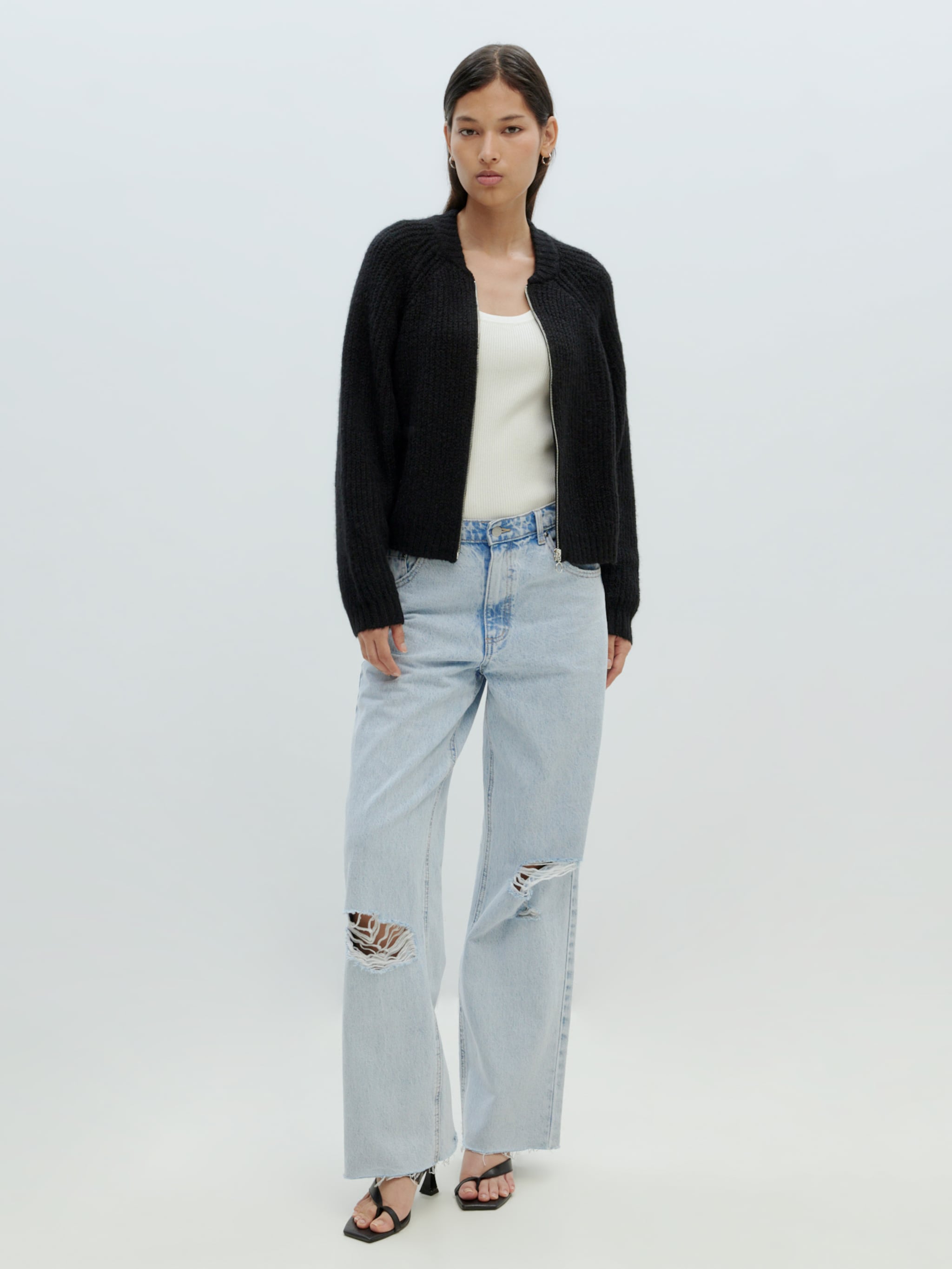 EDITED Produits Cardigan 'Rani' noir