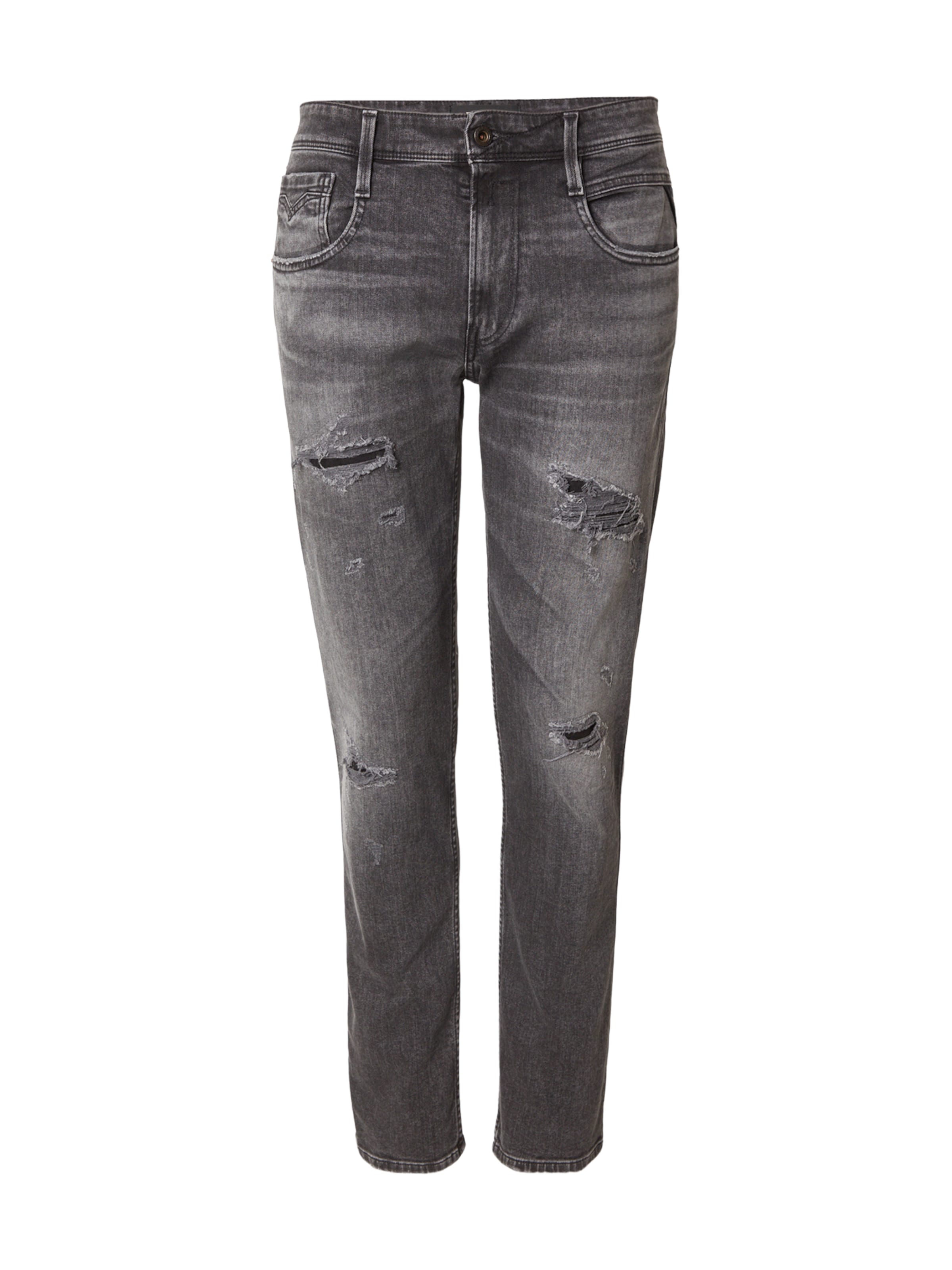 regular Jeans 'ANBASS' di REPLAY in grigio: frontale