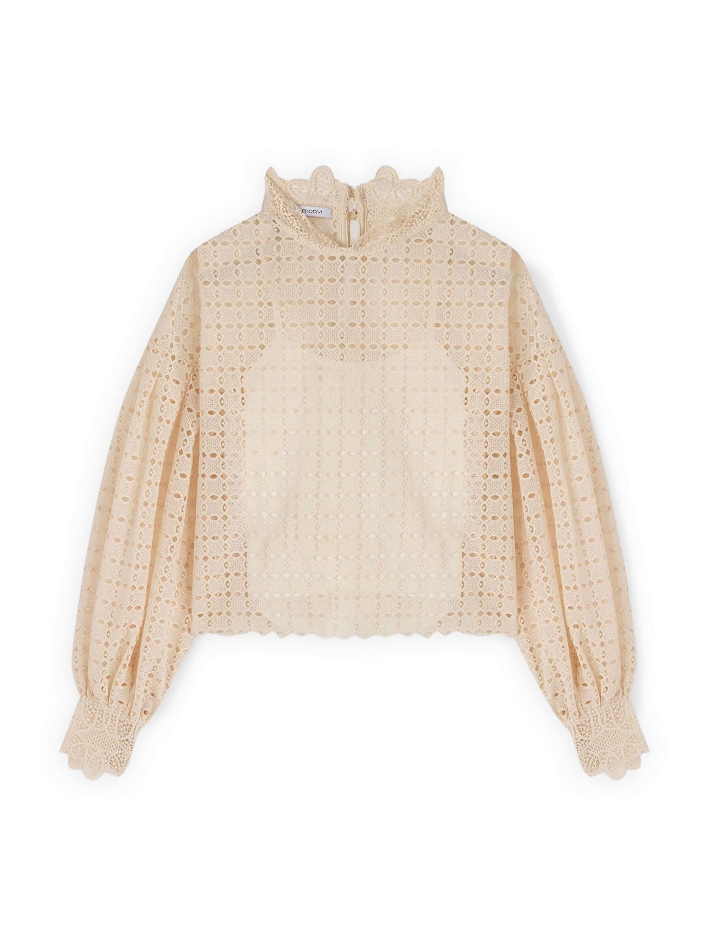 MOTIVI - Blusa en blanco: frente